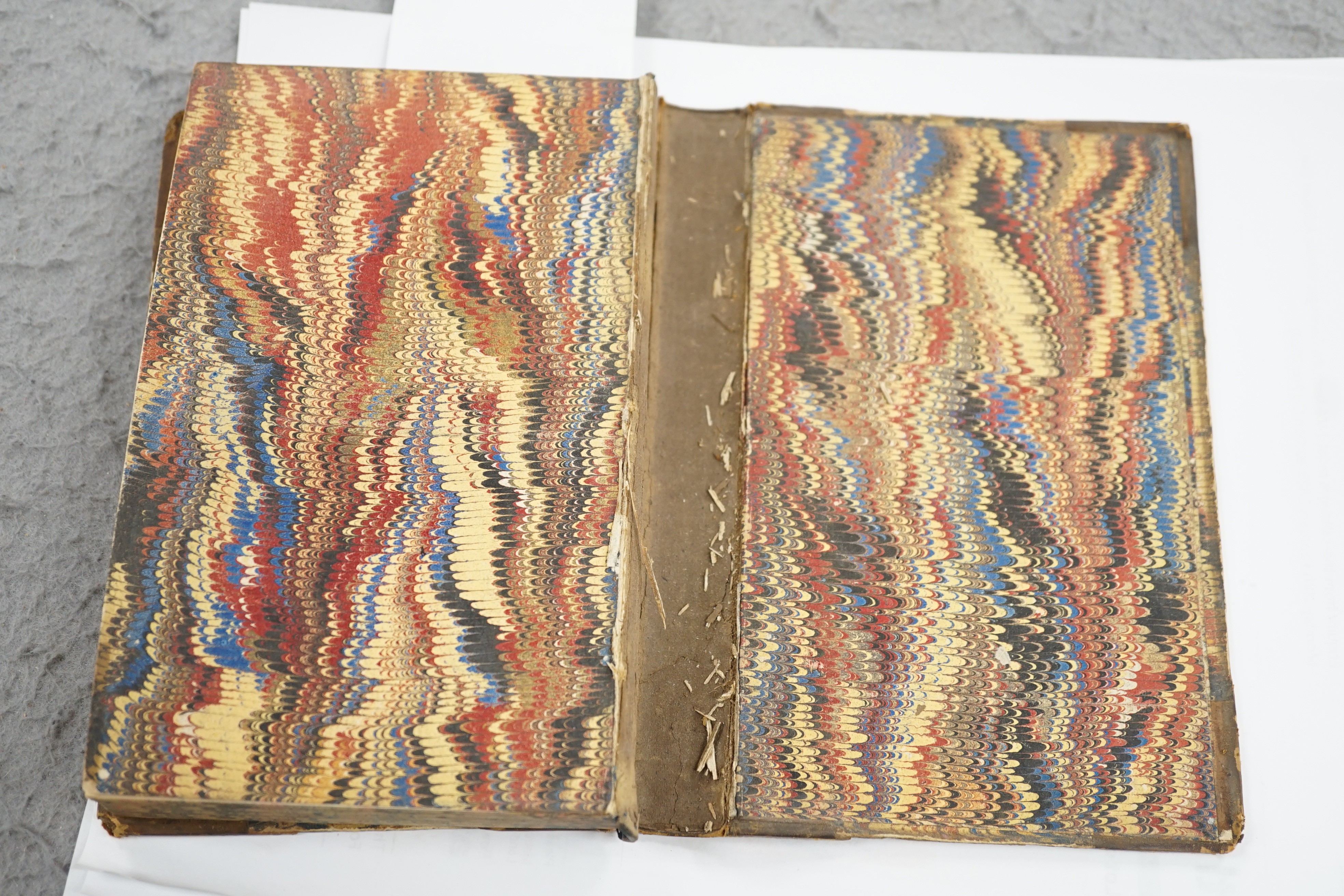 Austen, Jane - Pride and Prejudice. A Novel. First Collected Edition. pictorial engraved and printed titles, frontis; mid 19th century half calf and marbled boards, panelled spine with black label